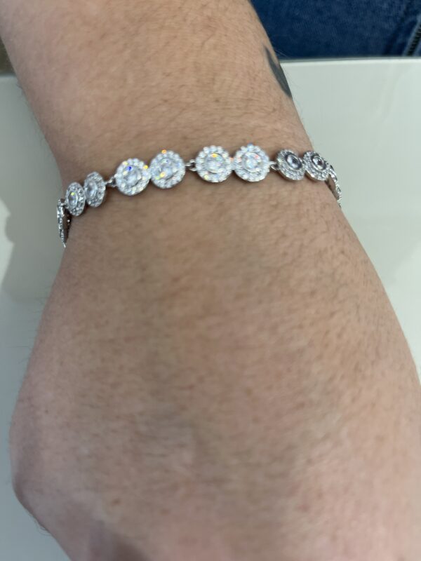 Pulsera inspiración swarovski