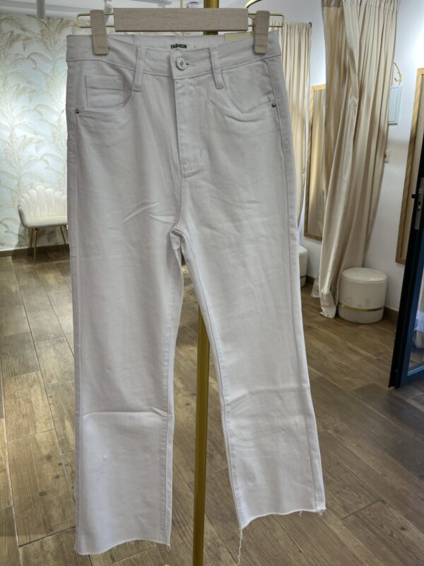 Pantalón vaquero blanco