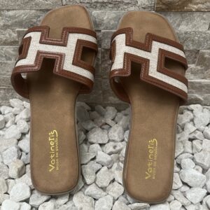 Palas combinadas camel/beig