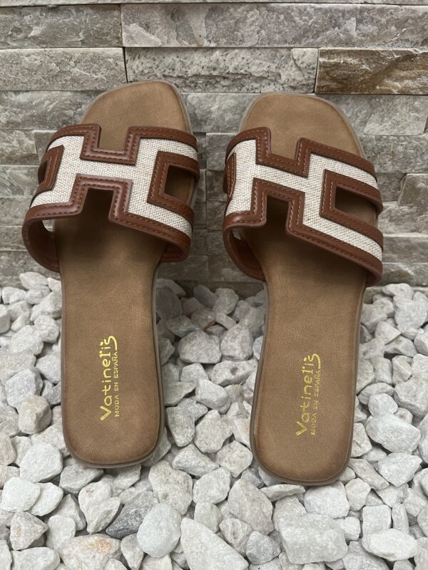 Palas combinadas camel/beig