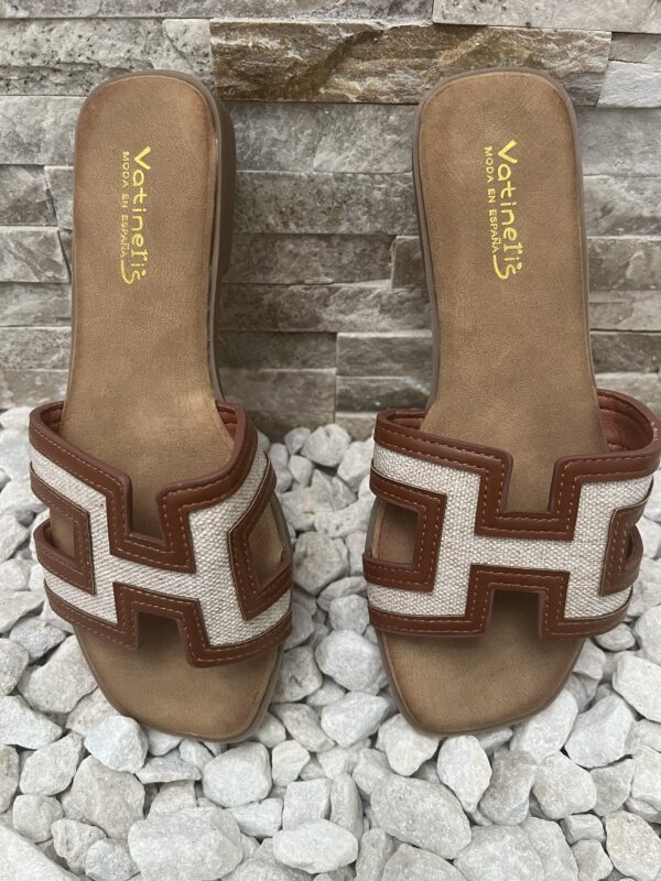 Palas combinadas camel/beig - Imagen 2