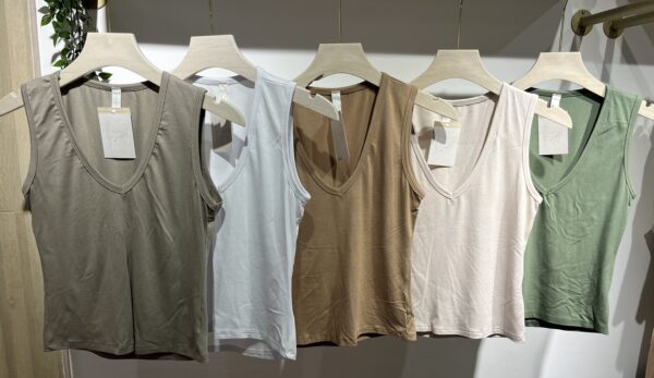Camiseta básica escote pico