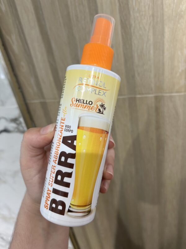 Bronceador de cerveza