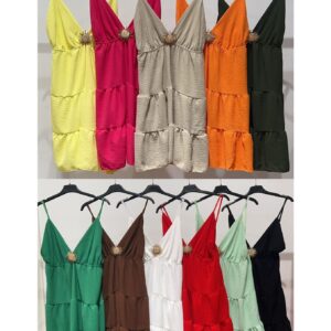 Vestido broche sol
