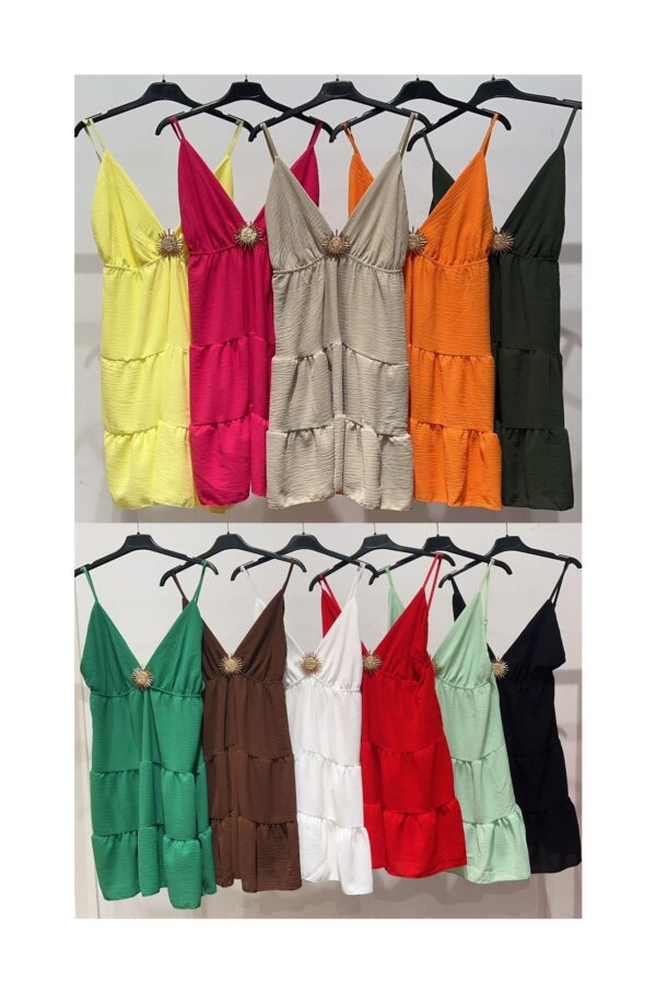 Vestido broche sol