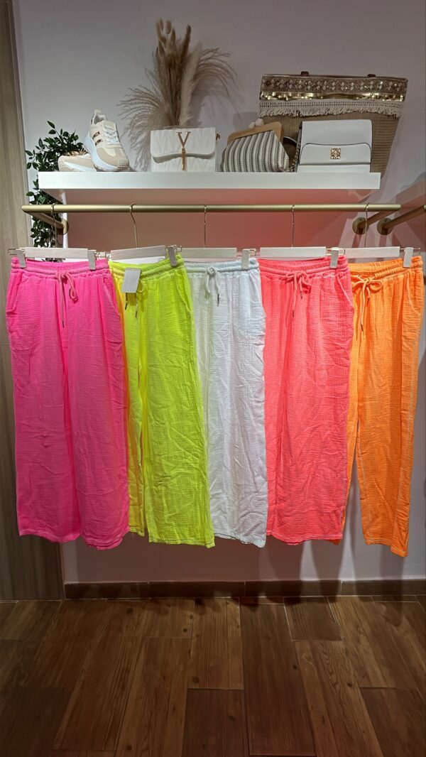 Pantalón flúor