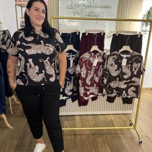 Conjunto Zara leopardo