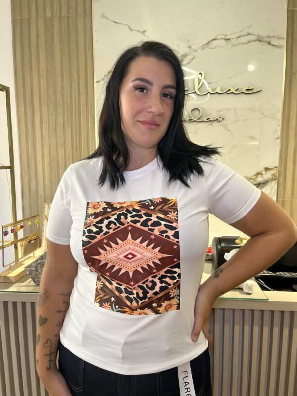 Camiseta combinada
