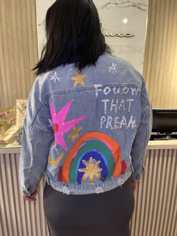 Chaqueta vaquera arcoíris - Imagen 3