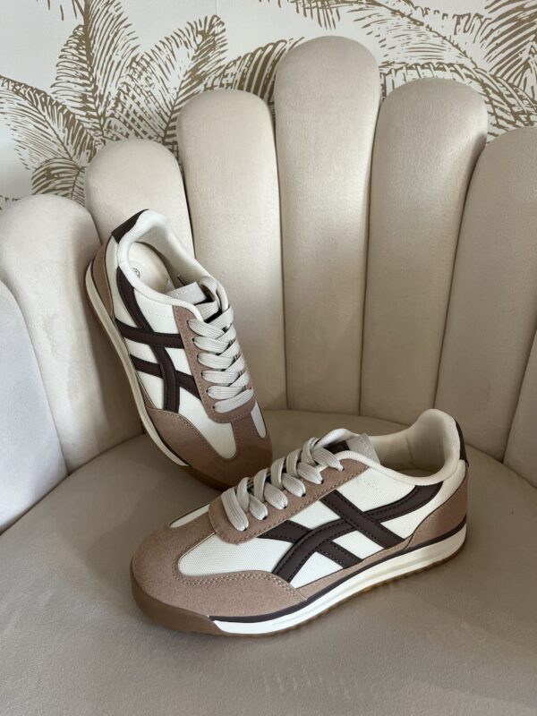 Deportiva camel/chocolate