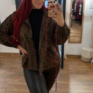 Chaqueta print vaquera