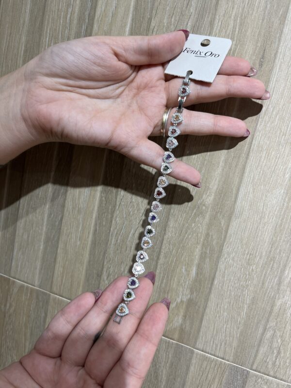 Pulsera corazones swarovski - Imagen 2
