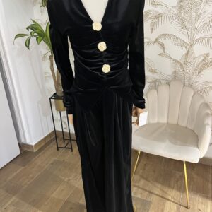 Conjunto terciopelo broche