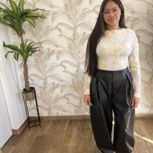 Pantalón cuero ballon