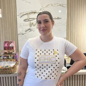 Camiseta chic marrón