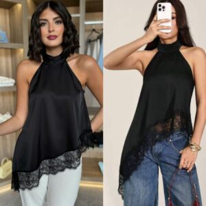 Blusa asimétrica
