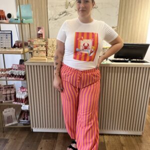 Camiseta cangrejo naranja