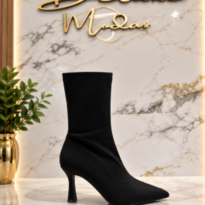 Bota calcetín negra