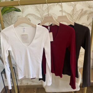 Camiseta canalé