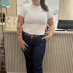 Vaquero elástico con lazo
